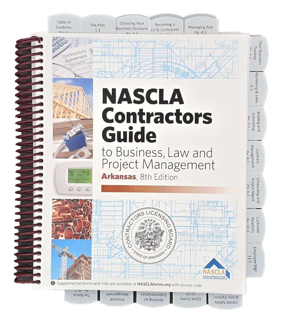 Highlighted and Tabbed – NASCLA Guide Oregon Construction Contractors 2nd