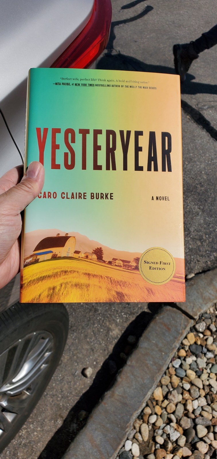 1st Printing hardcover YESTERYEAR Caro Claire Burke SIGNED