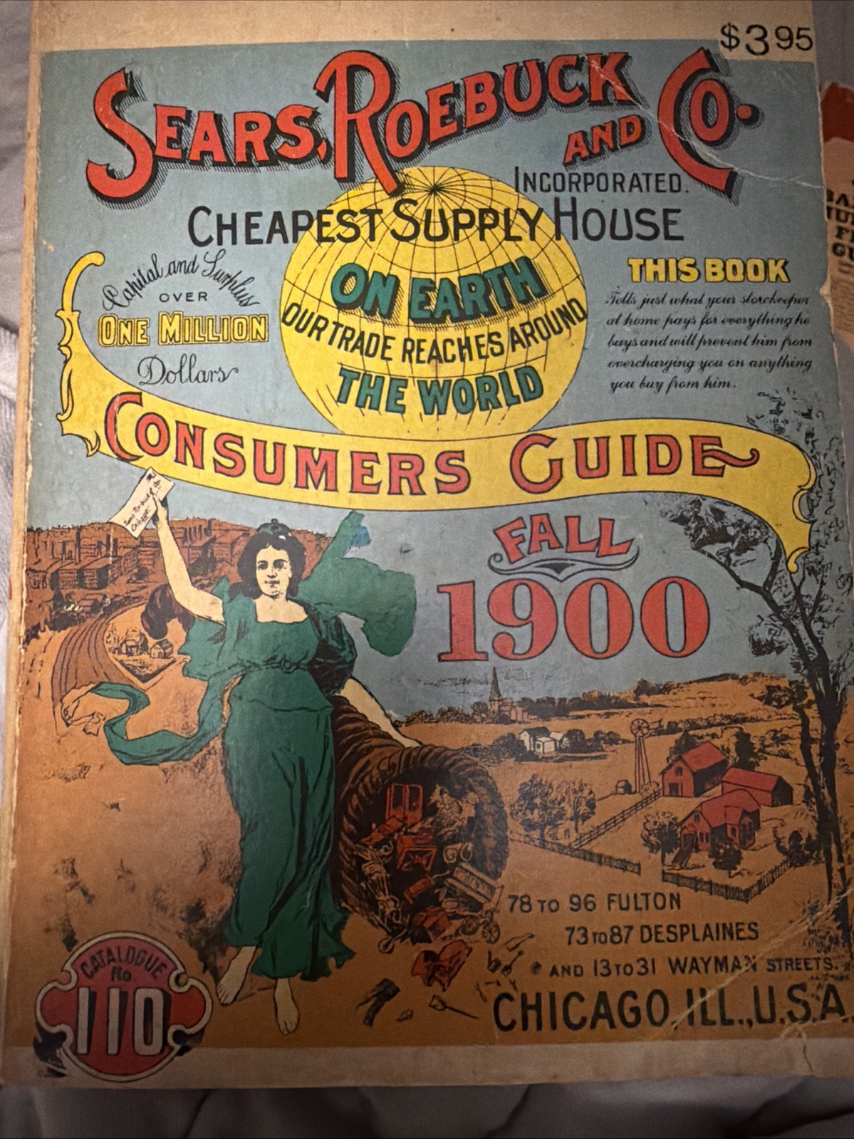 Vintage Sears Roebuck Consumer Guide Book Fall 1900